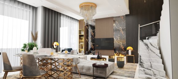 Penthouse 3+1 à Moonlight Star Residence, Avsallar, Turkey No. 36878 15