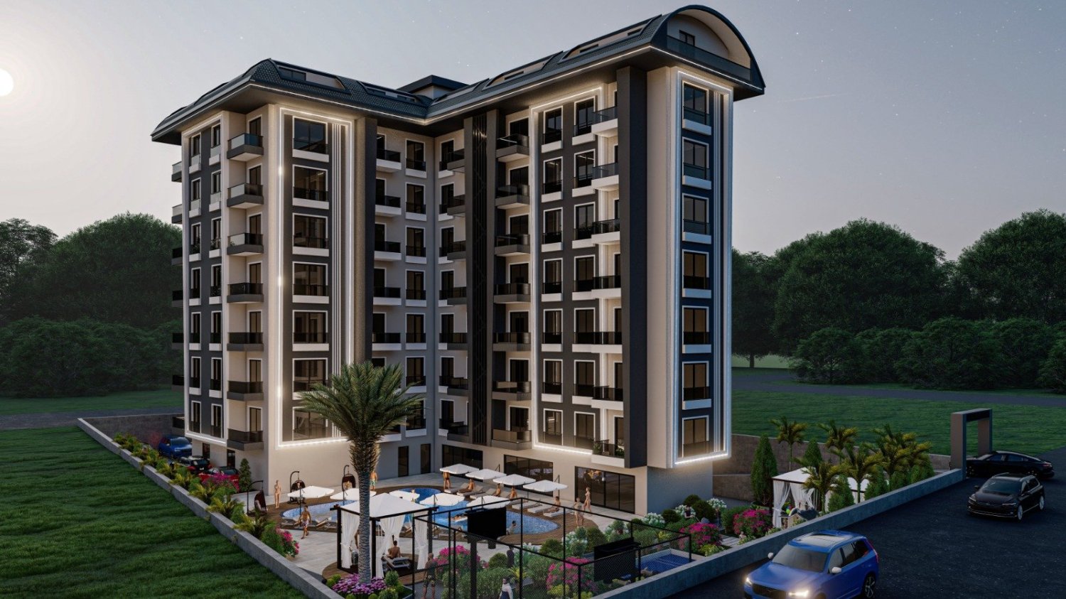 Apartment 1+1 in Alanya, Turkey No. 30994