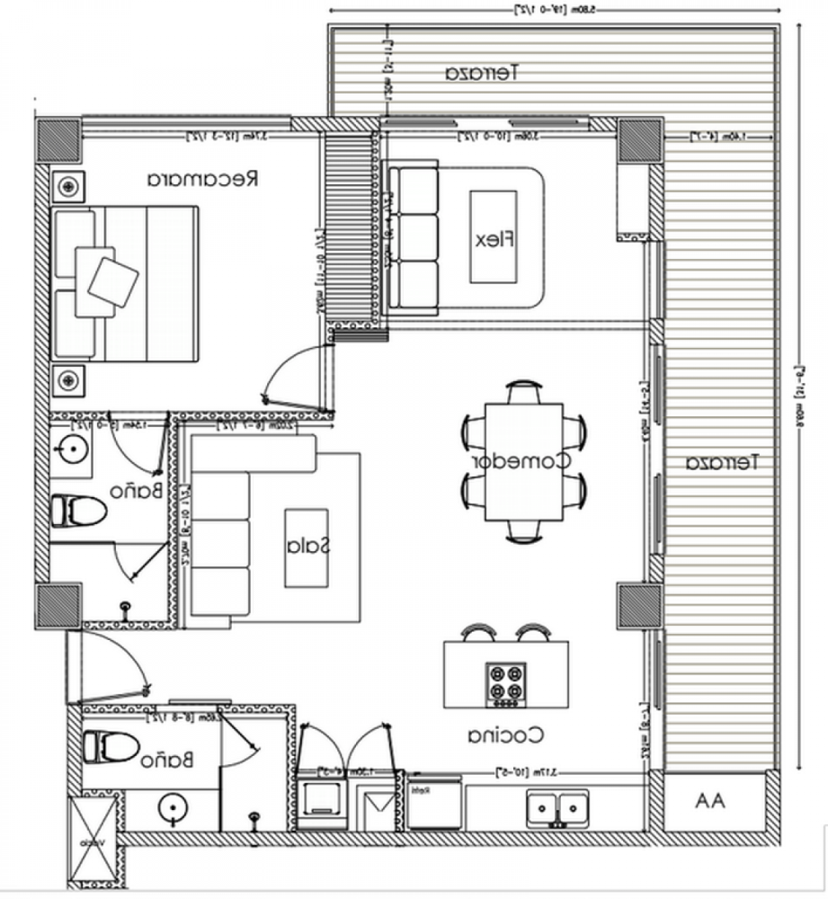 2 غرف نوم شقة في Jalisco, Mexico رقم 163184