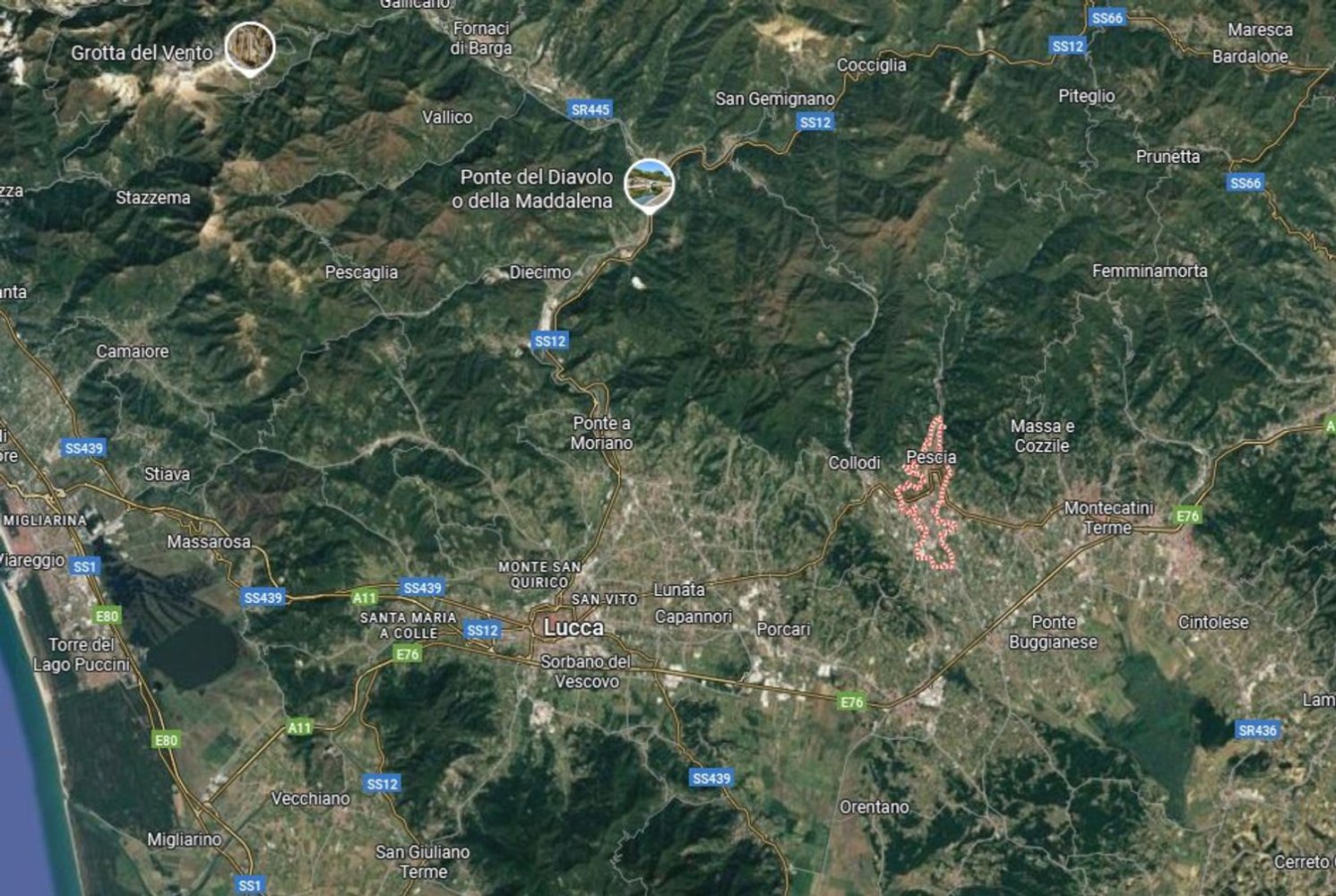 4 غرف نوم شقة في Pescia, Italy رقم 321158