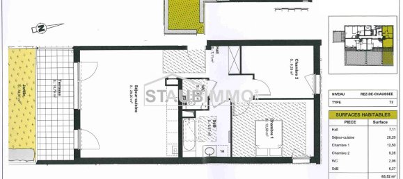 2 غرف نوم شقة في Kembs, France رقم 72922 9