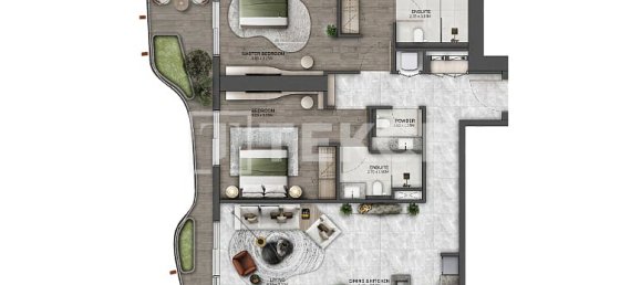 2 Schlafzimmer Wohnung in Dubai, UAE, Nr. 180289 19