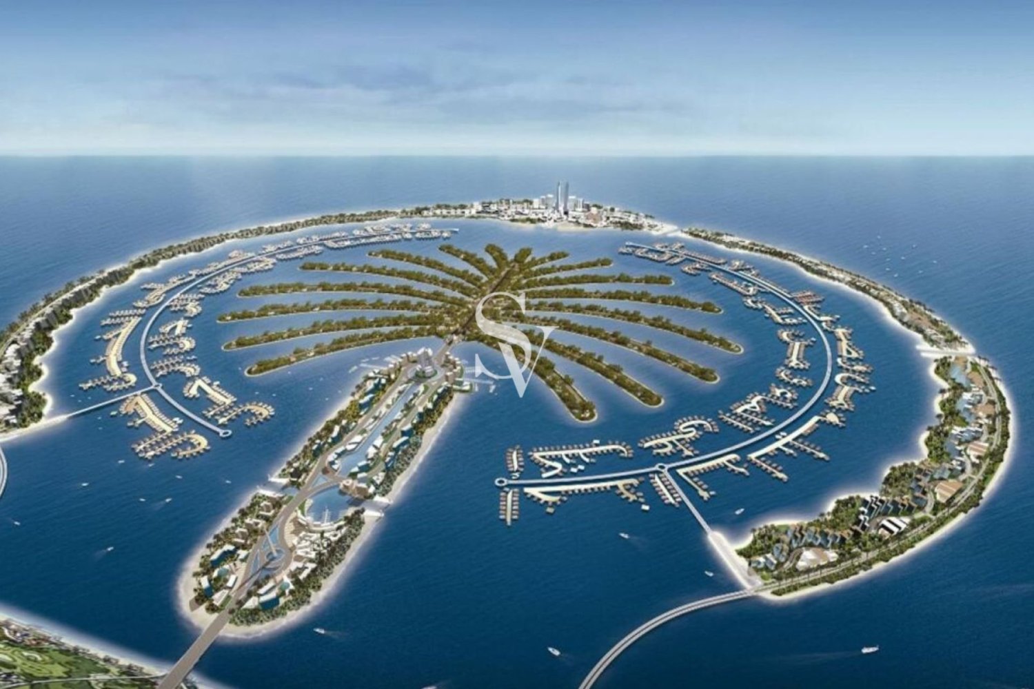 2389 m² terreno en venta en Palm Jebel Ali, Dubai, UAE № 182380