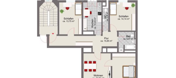 Apartamento de 4 divisões em Munich, Germany N.º 229294 13
