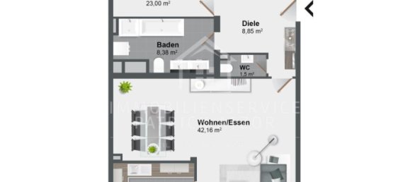 Apartamento T2 em Main-Kinzig, Germany N.º 149581 29