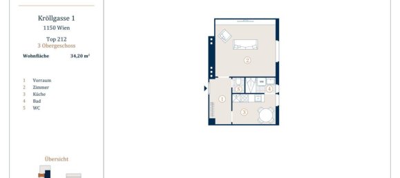 Studio in Rudolfsheim-Funfhaus, Austria No. 209452 11