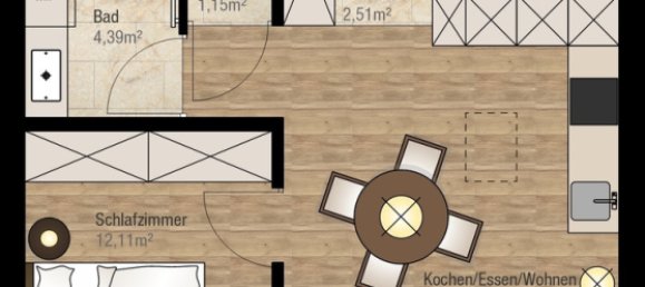 Квартира с 2 комнатами в Альбершвенде, Австрия № 62929 12