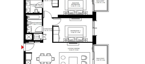 2 bedrooms Apartment in Dubai Harbour, UAE No. 3119 9