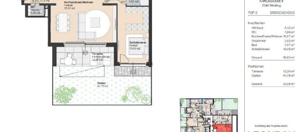 2-Zimmer Wohnung in Mödling, Austria, Nr. 112875 15