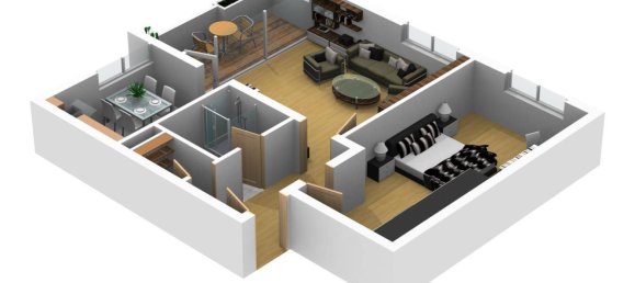 1 Schlafzimmer Wohnung in Feldkirch, Austria, Nr. 61201 3