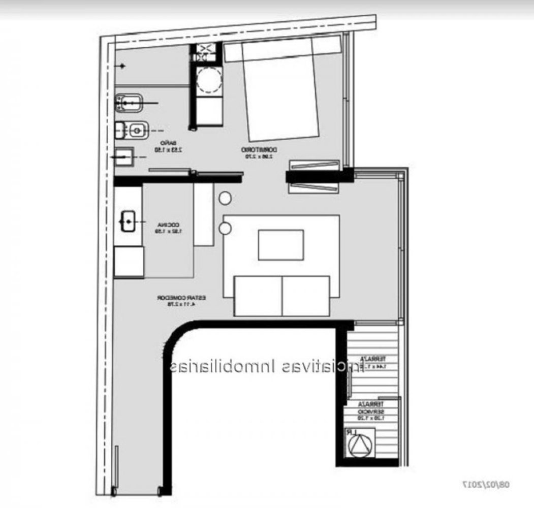 Studio in Montevideo, Uruguay, Nr. 12788