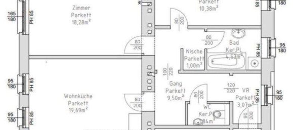 Apartamento de 3 divisões em Hernals, Austria N.º 220081 17