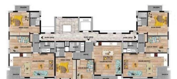 Wohnung 1+1 in Antalya, Turkey, Nr. 31409 23