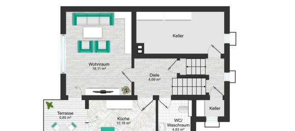 3 غرف نوم تاون هاوس في Unna, Germany رقم 205550 24