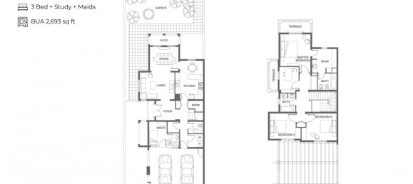 Вилла с 3 спальнями в The Springs, ОАЭ № 28517 24