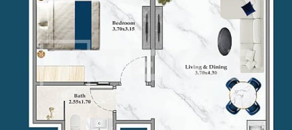 Apartamento T1 em Dubai Silicon Oasis, UAE N.º 65669 26