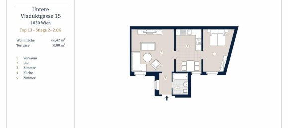 2 rooms Apartment in Vienna, Austria No. 131934 7