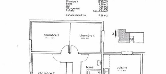 3 غرف نوم شقة في Luneville, France رقم 224718 3