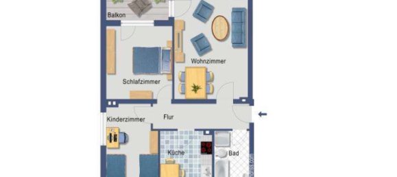 2 Schlafzimmer Wohnung in Düsseldorf, Germany, Nr. 7806 2