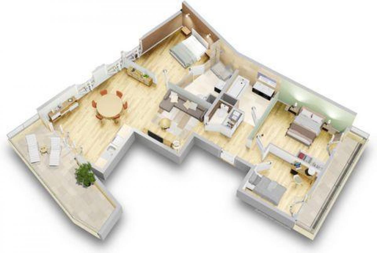 Condominio de 3 dormitorios en Bondy, France No. 37508