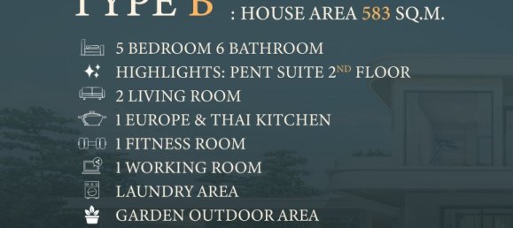 Casa T5 em Pattaya, Thailand N.º 63271 2