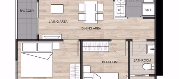 2 bedrooms Condo in The Base Garden Rama 9 Railay Beach, Thailand No. 25813 2