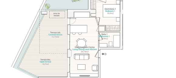 1 Schlafzimmer Wohnung in Villajoyosa, Spain, Nr. 4509 25