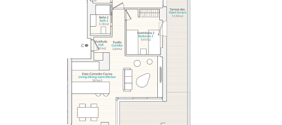 1 Schlafzimmer Wohnung in Villajoyosa, Spain, Nr. 4509 22