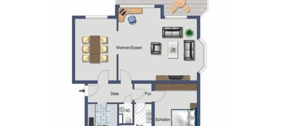 Apartamento T2 em Schmargendorf, Germany N.º 34709 13