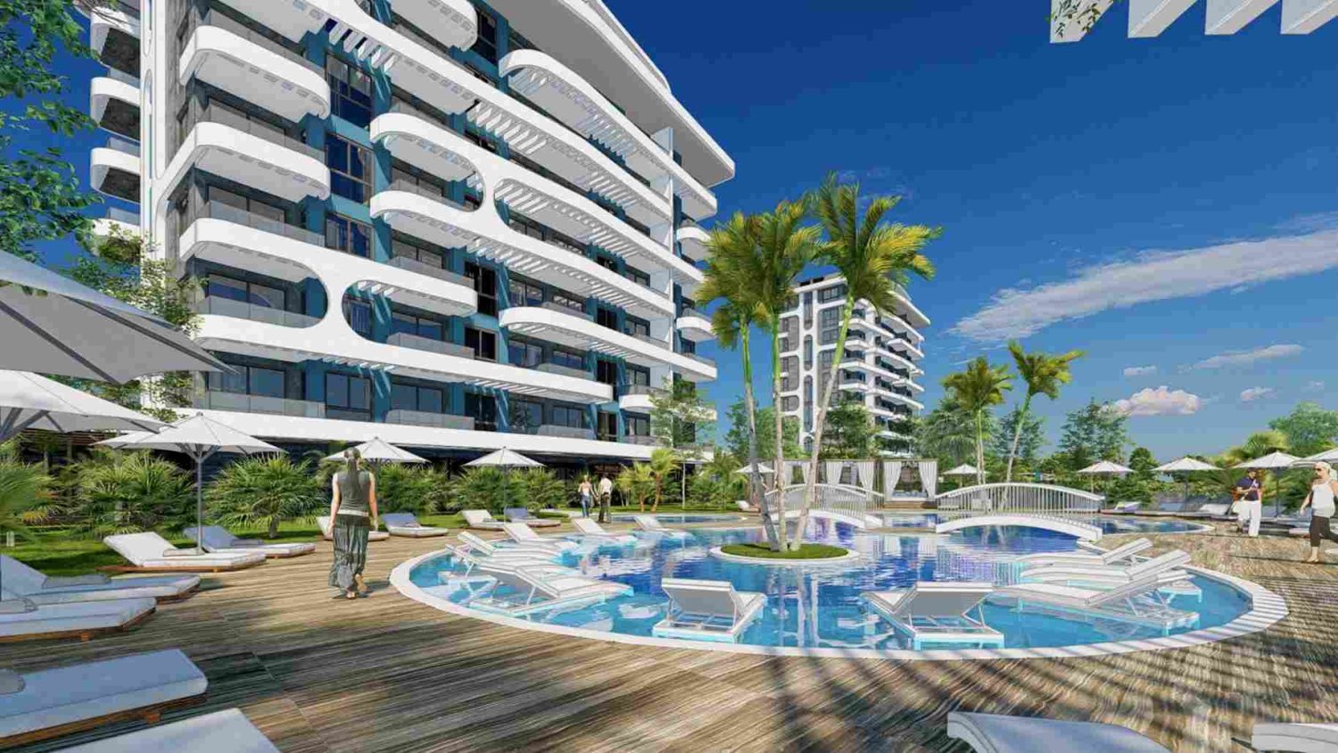 Apartamento de 1+1 en Alanya, Turkey No. 30495