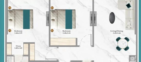 Apartamento T2 em Dubai, UAE N.º 104280 21