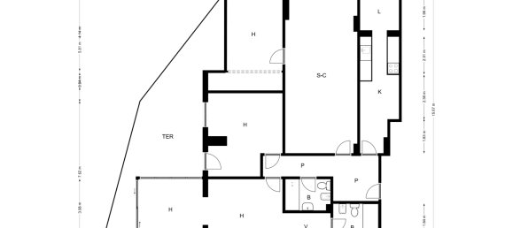 Квартира с 3 спальнями в Пальма-де-Майорка, Испания № 167070 5