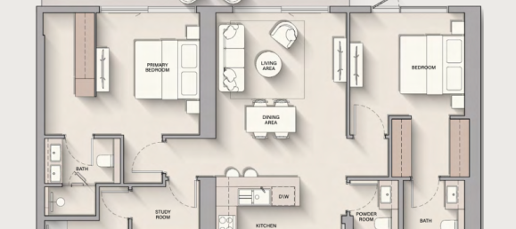 Estúdio em Dubai Silicon Oasis, UAE N.º 121628 6