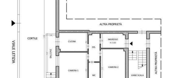 3 rooms Apartment in Mondragone, Italy No. 284061 2