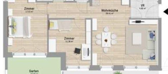 3-salle Appartement à Vienna, Austria No. 261565 5