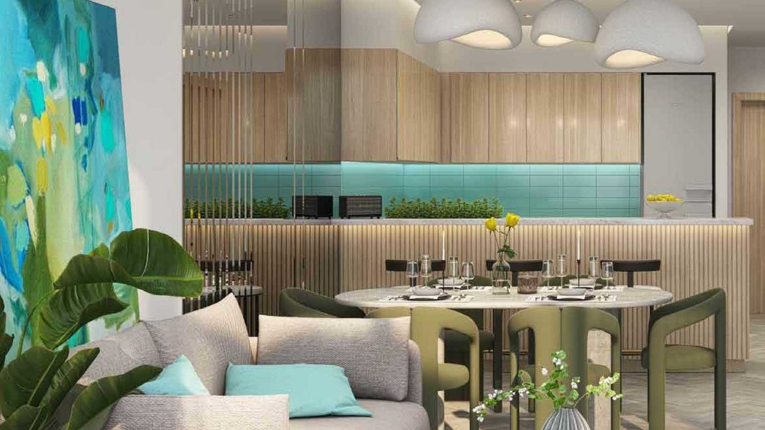 2 Schlafzimmer Wohnung in Damac Lagoon Views Phase 2, Golf City, UAE, Nr. 62644