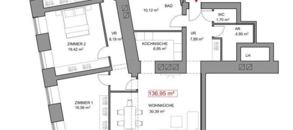 4 rooms Apartment in Wieden, Austria No. 87072 16