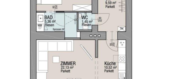 2-Zimmer Wohnung in Josefstadt, Austria, Nr. 129227 14