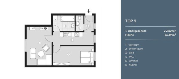 2-Zimmer Wohnung in Wieden, Austria, Nr. 196182 21