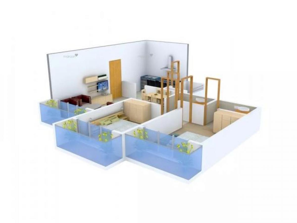 2 bedrooms House in Mumbai, India No. 872