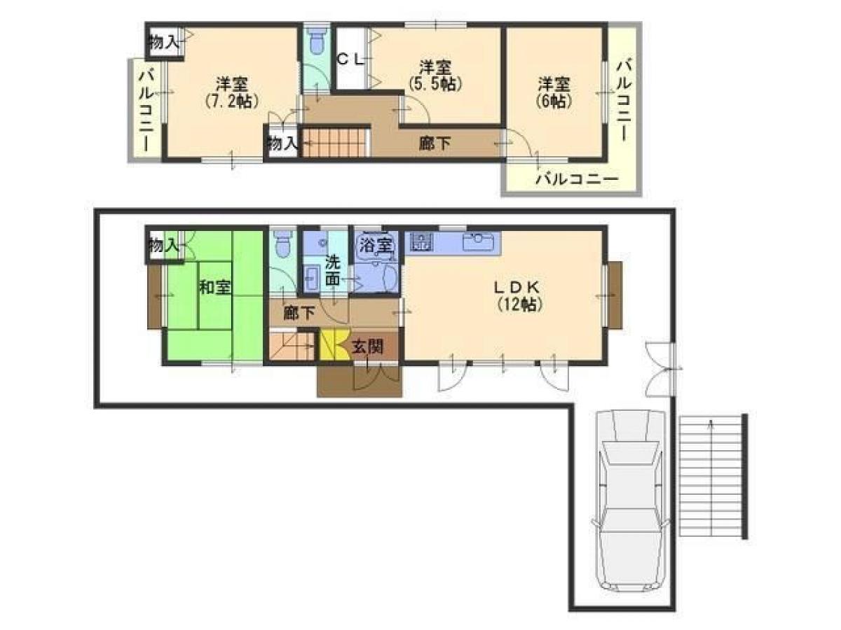 4 غرف نوم منزل في Hyogo, Japan رقم 8455