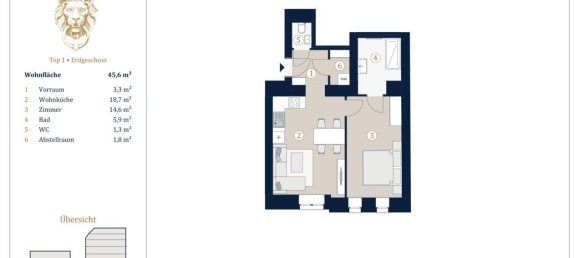 2 rooms Penthouse in Alsergrund, Austria No. 198250 7