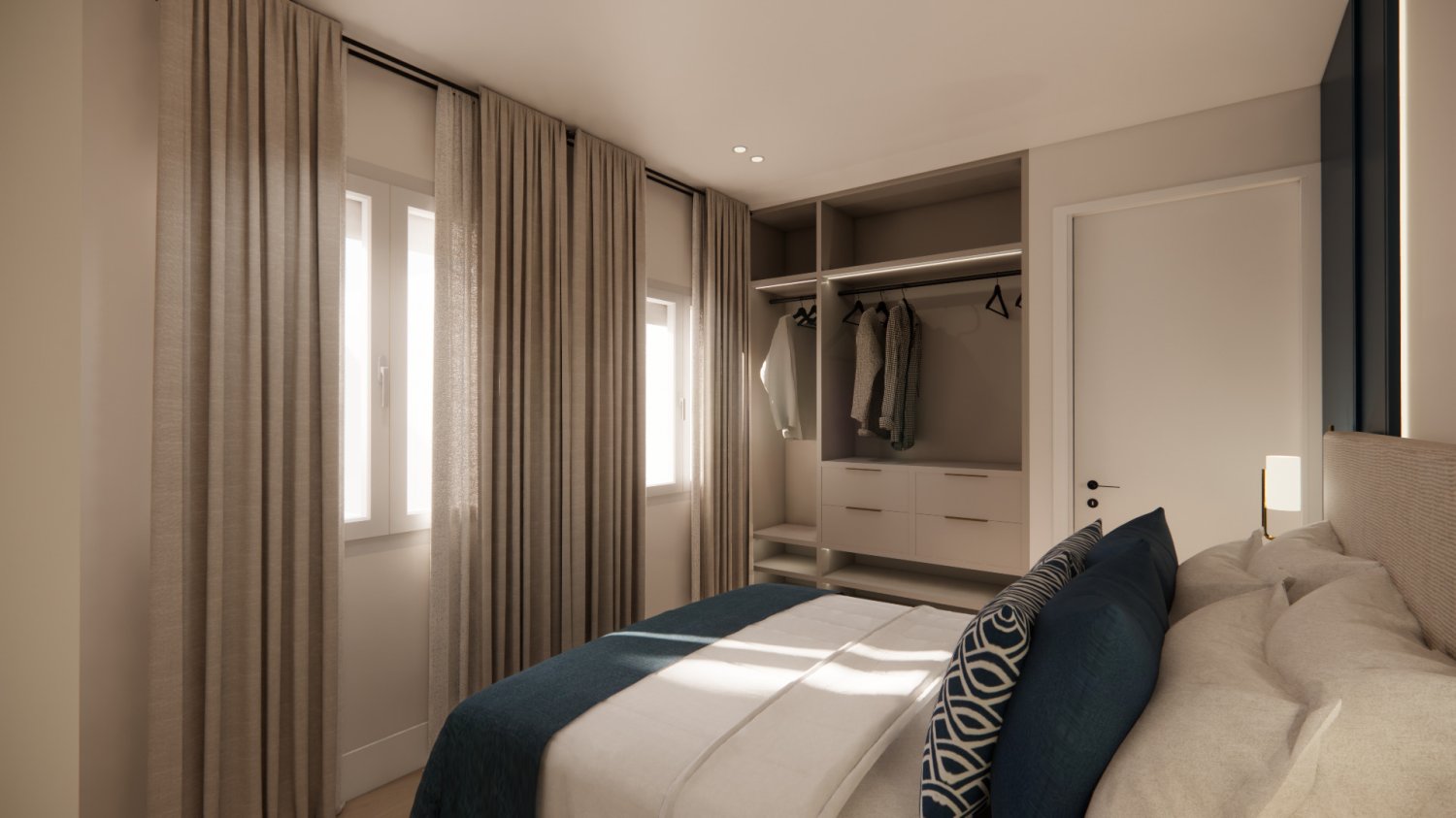 3 غرف نوم شقة في Madrid, Spain رقم 126783