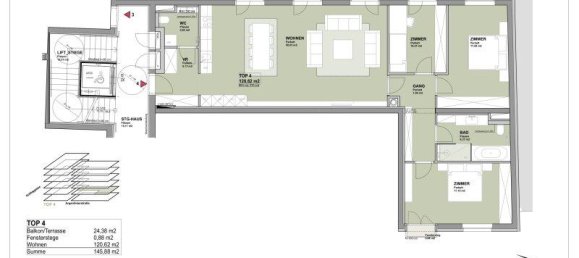 4 rooms Apartment in Wieden, Austria No. 177257 22