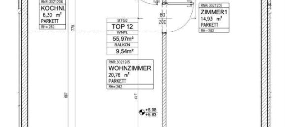 2غرفة شقة في Vienna, Austria رقم 229286 7