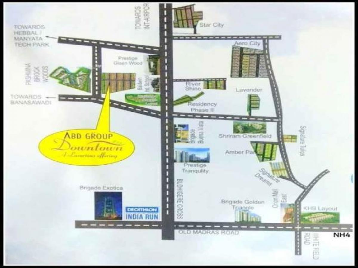 Grundstück in Bangalore, India, Nr. 32872