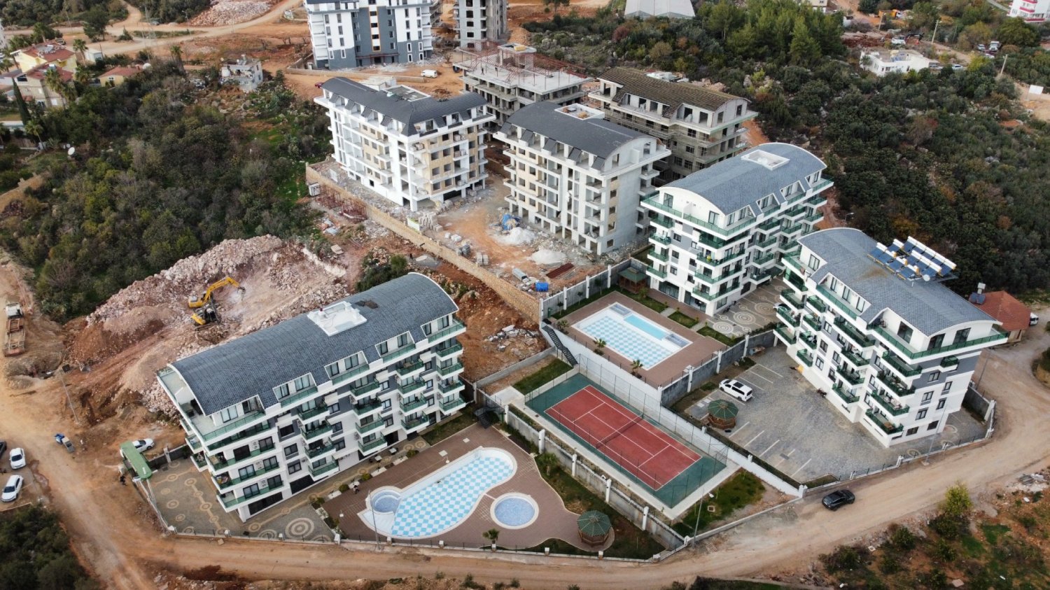 Пентхаус с 3 комнатами в Оба, Турция № 43729