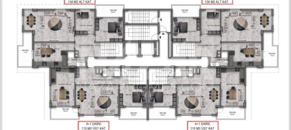 Appartement 3+1 à Alanya, Turkey No. 14347 12