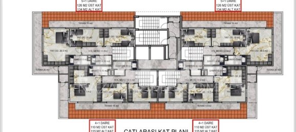 Appartement 3+1 à Alanya, Turkey No. 14347 13
