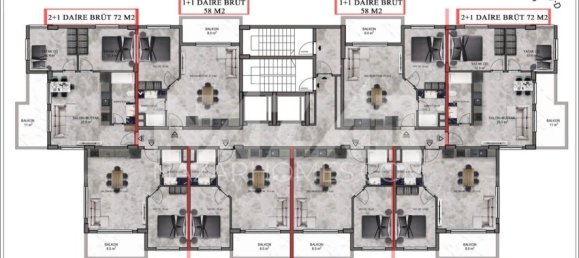 Appartement 3+1 à Alanya, Turkey No. 14347 11